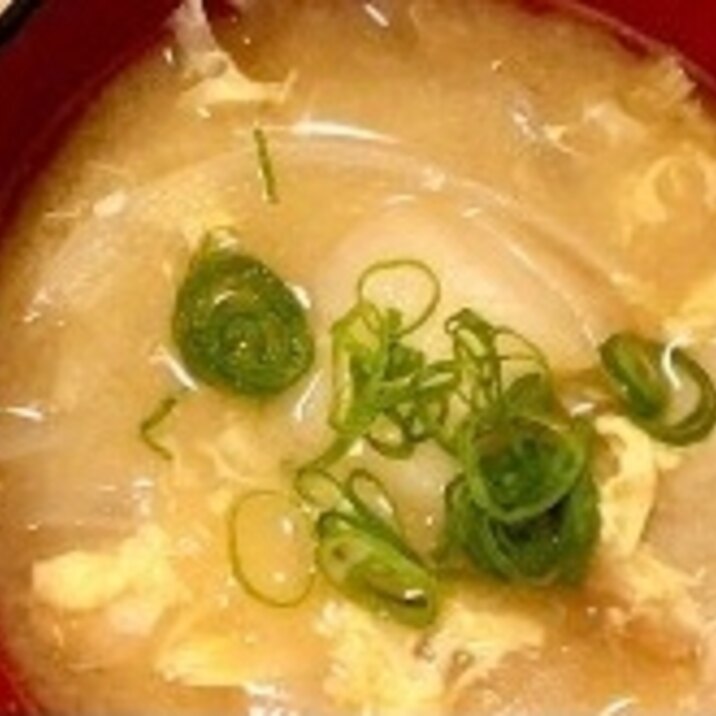 麩入りかき玉スープ